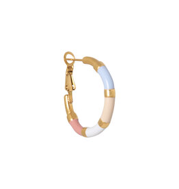 Oorbellen hoola pastel