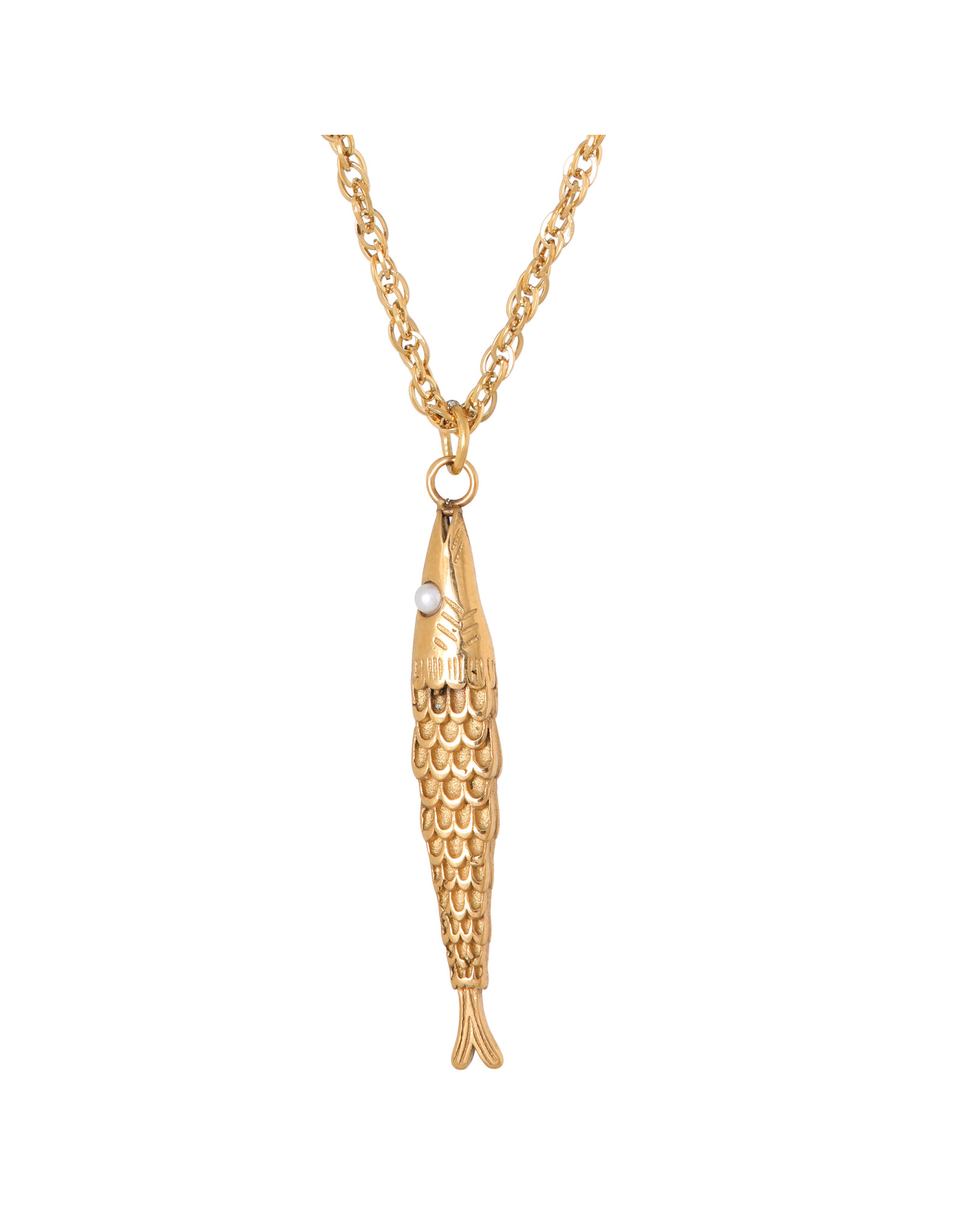 Ketting fish pearl