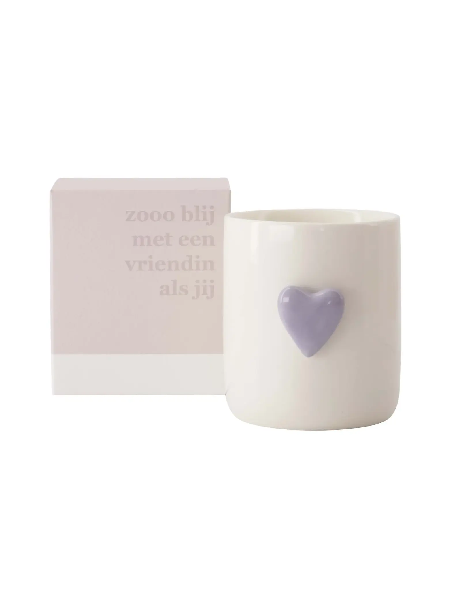 Geurkaars doosje zo blij met een vriendin als jij