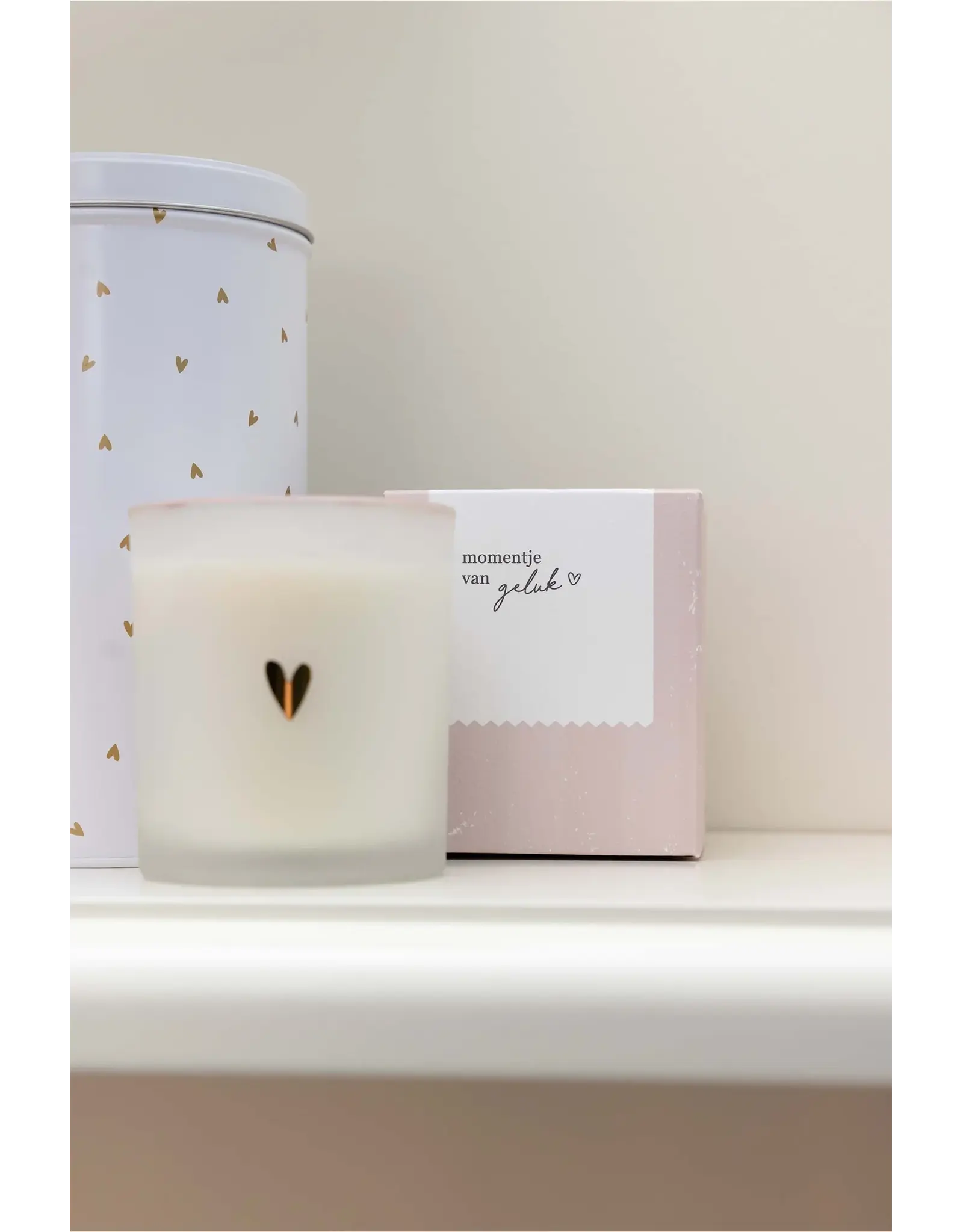 Geurkaars doosje momentje van geluk