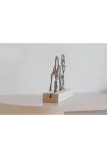 Houten lijnportret S