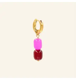 Oorringen cherry bubblegum