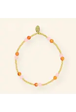Armband orange pink