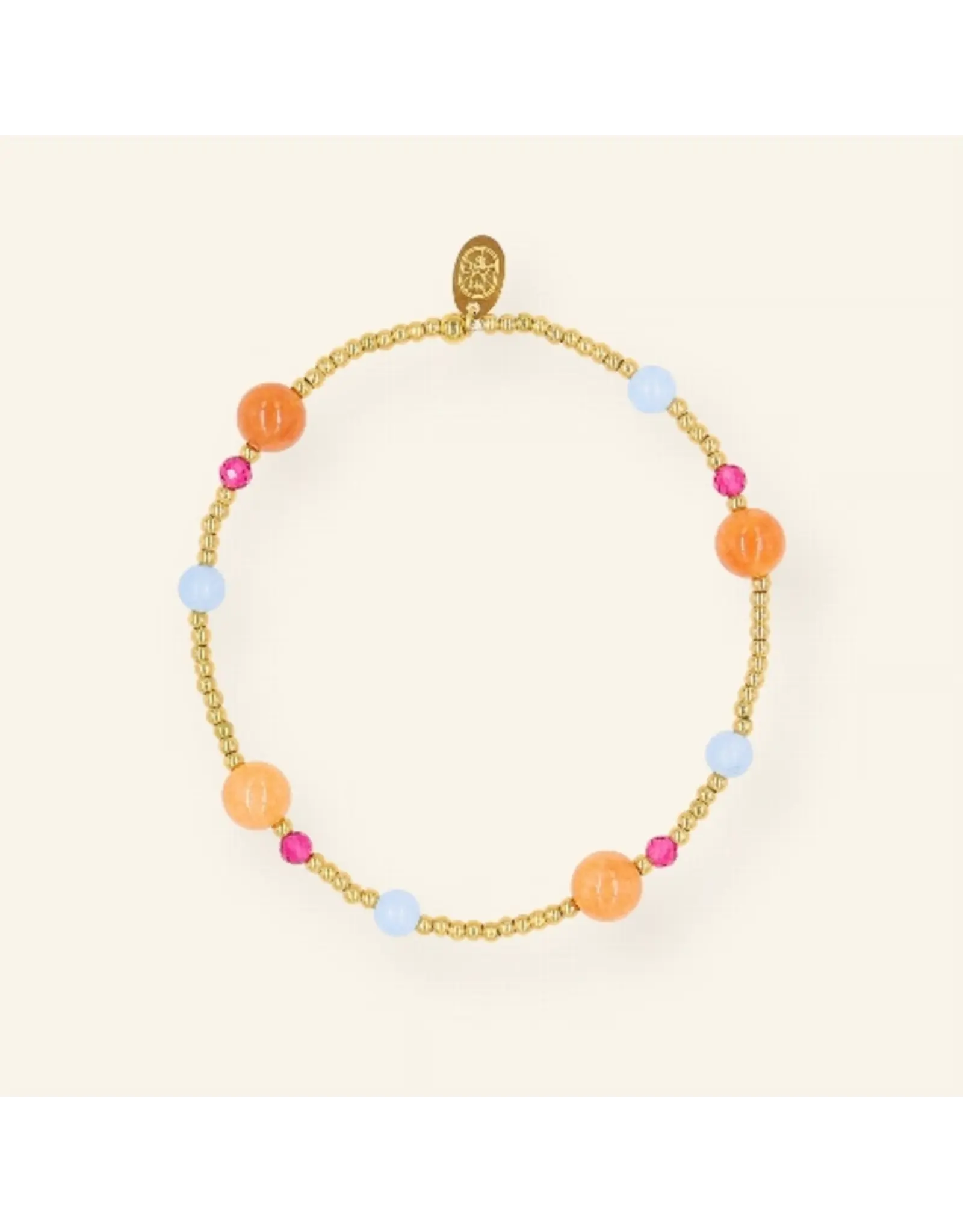 Armband icy orange