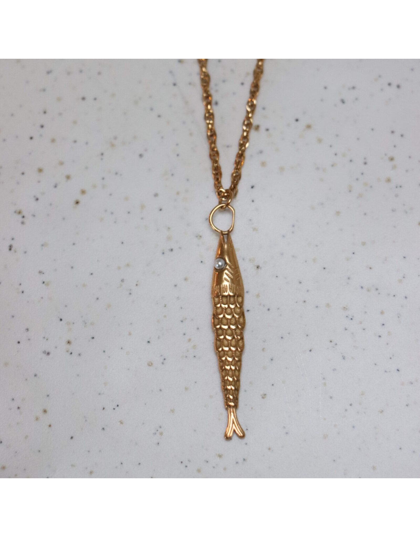 Ketting fish pearl