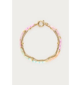 Armband driedubbel multi