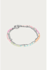 Armband driedubbel multi zilver