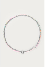 Ketting driedubbel multi zilver