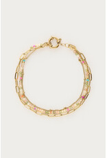 Armband driedubbel lichtgroen