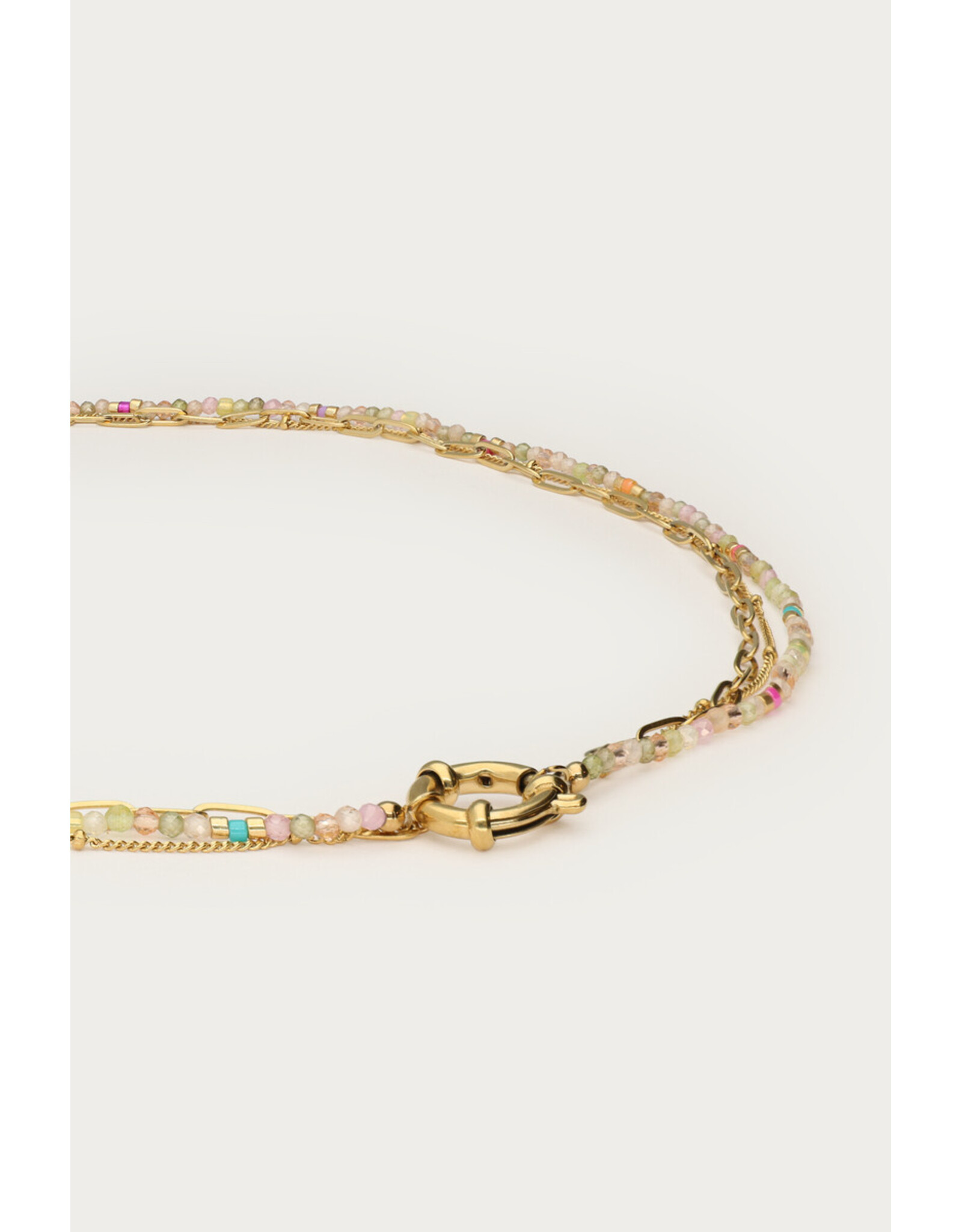 Ketting driedubbel lichtgroen