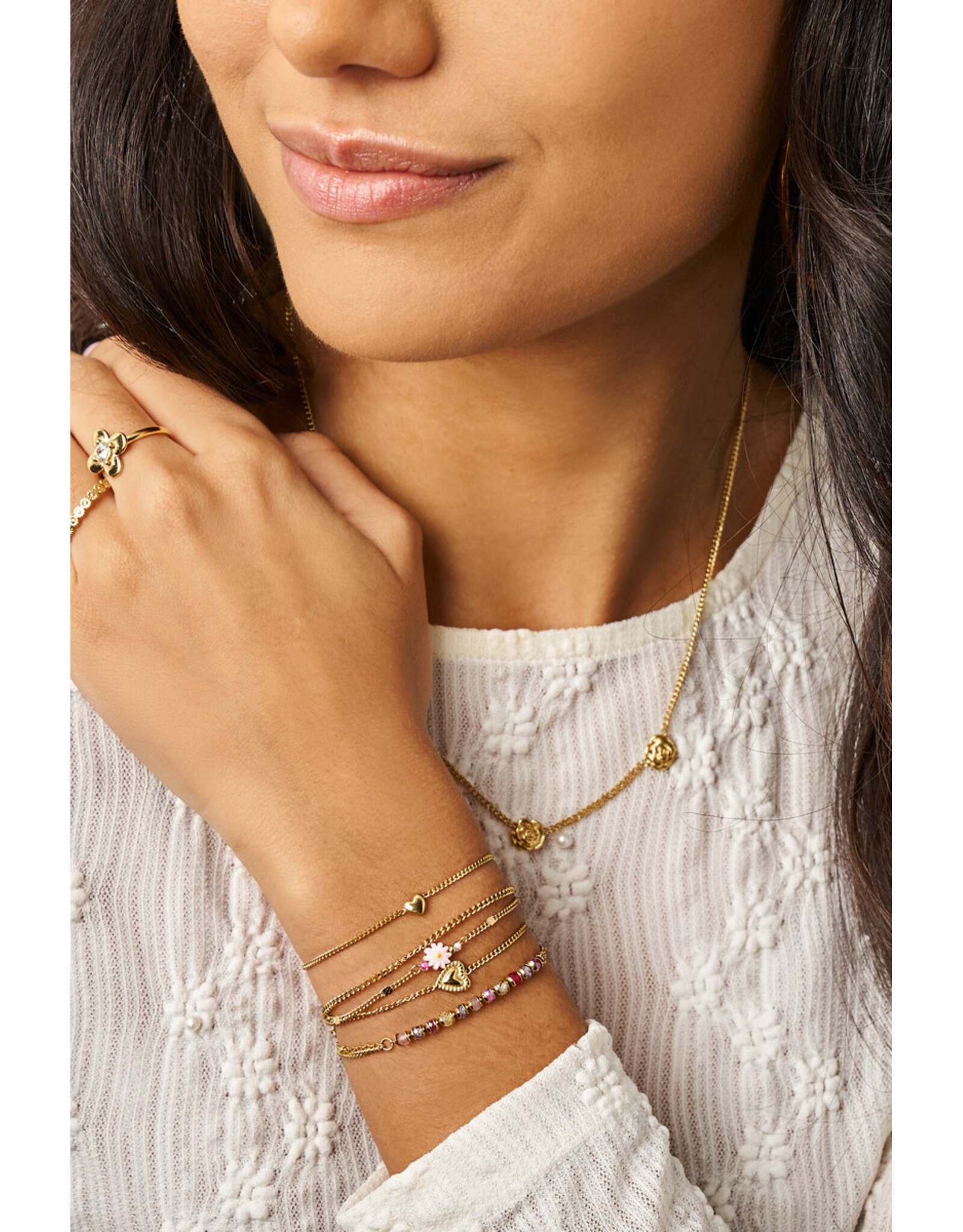 Armband kralen multi