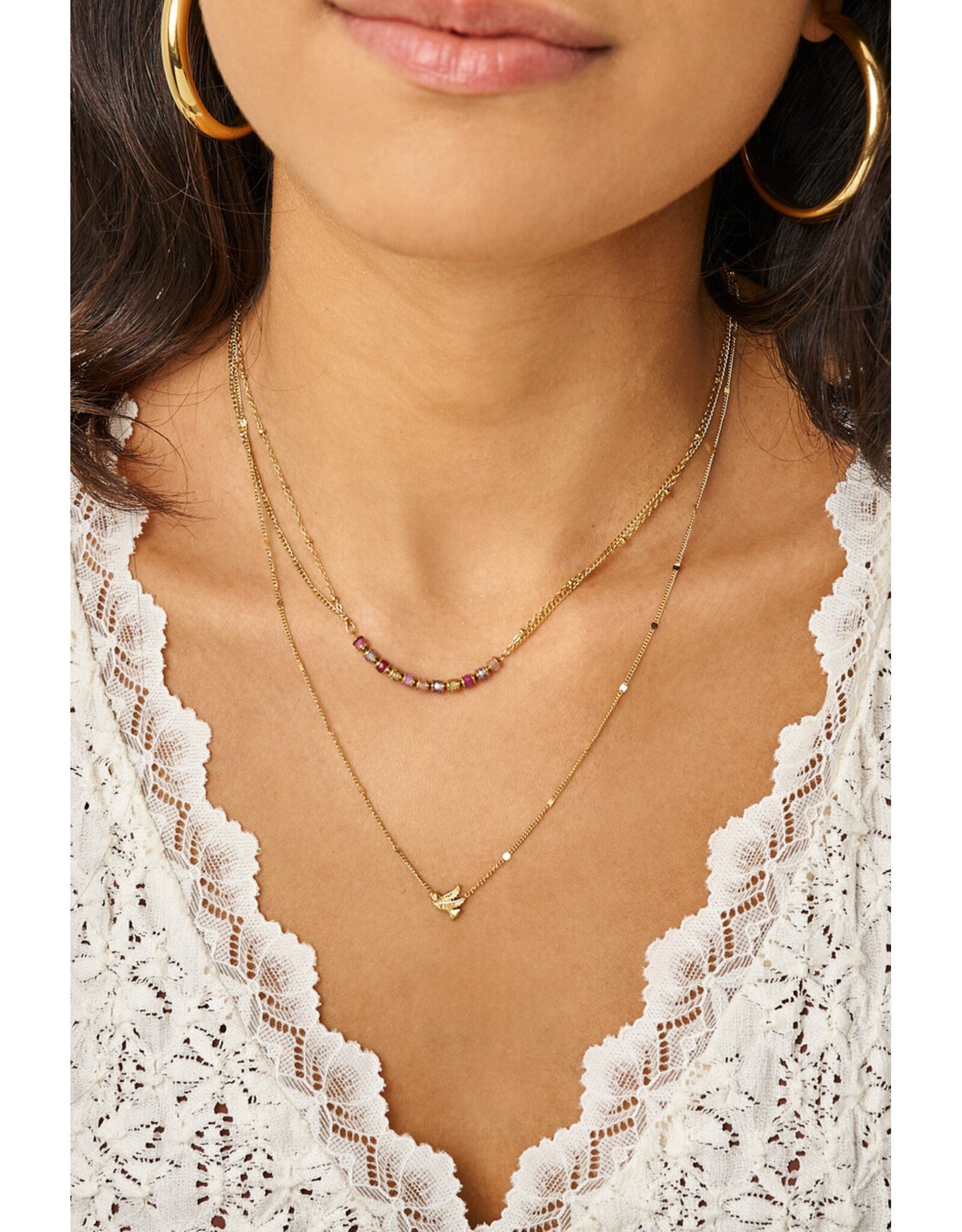 Ketting kralen multi