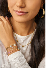 Armband driedubbel bloemen