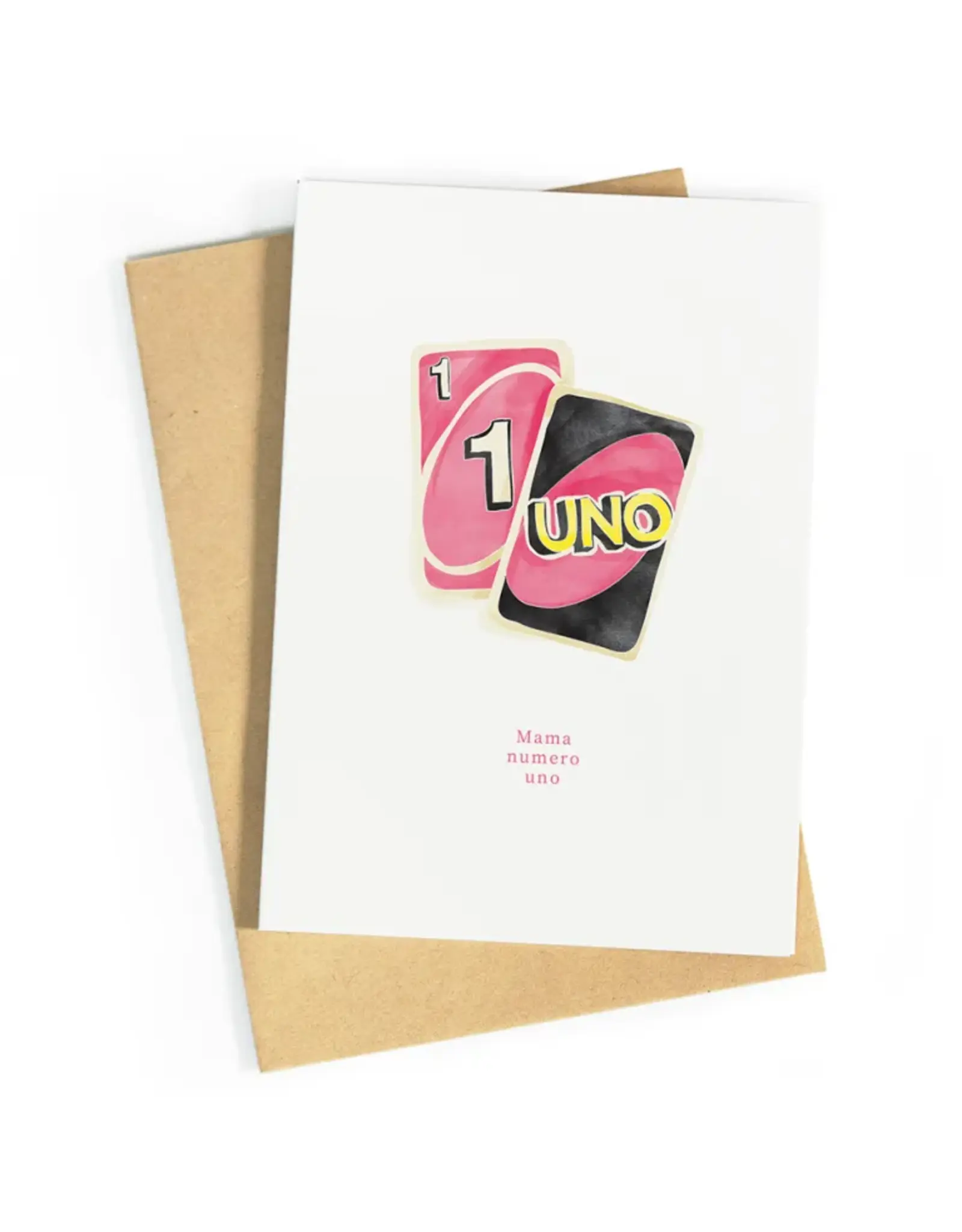 Wenskaart Mama Numero UNO