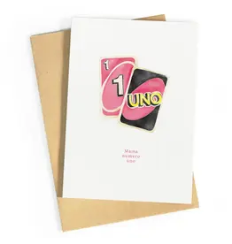 Wenskaart Mama Numero UNO