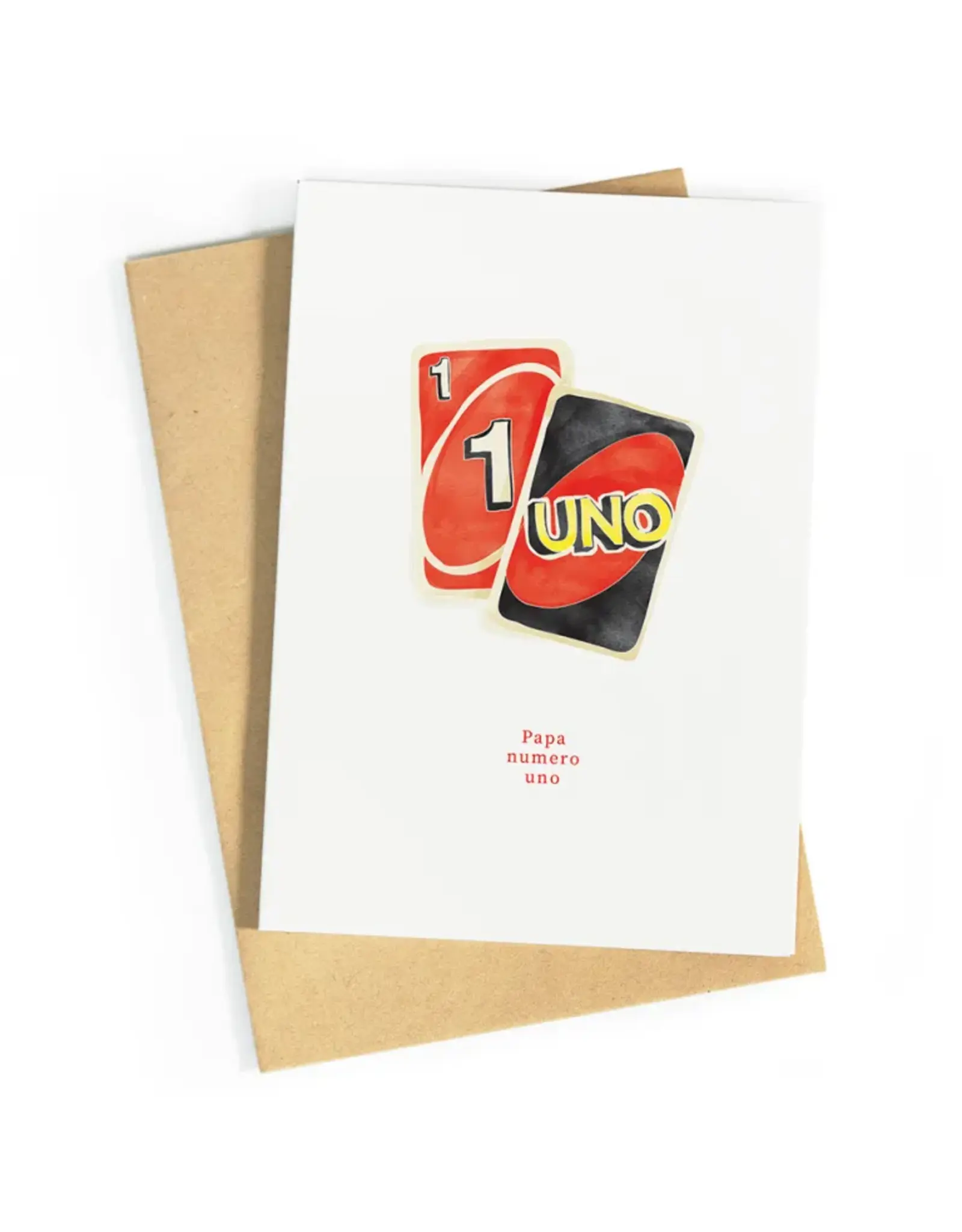 Wenskaart Papa Numero UNO