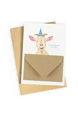 Wenskaart Een kleiniggeitje voe joen