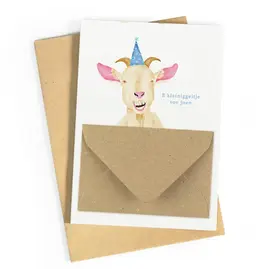 Wenskaart Een kleiniggeitje voe joen