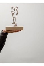 Houten lijnportret S