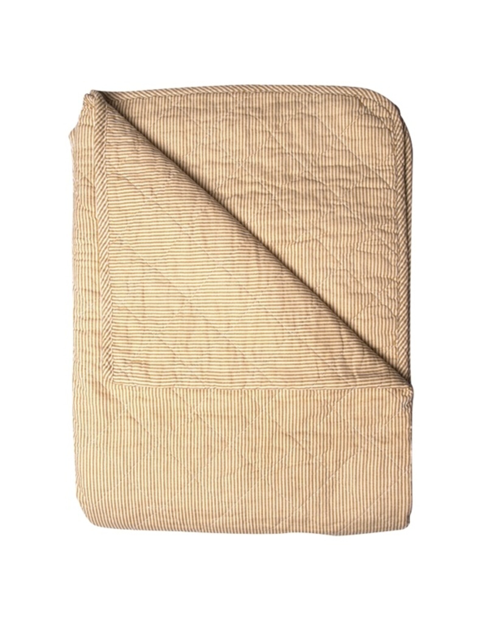 Quilt stripe mustard 220cm