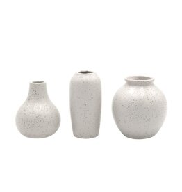 Set 3 vaasjes keramiek