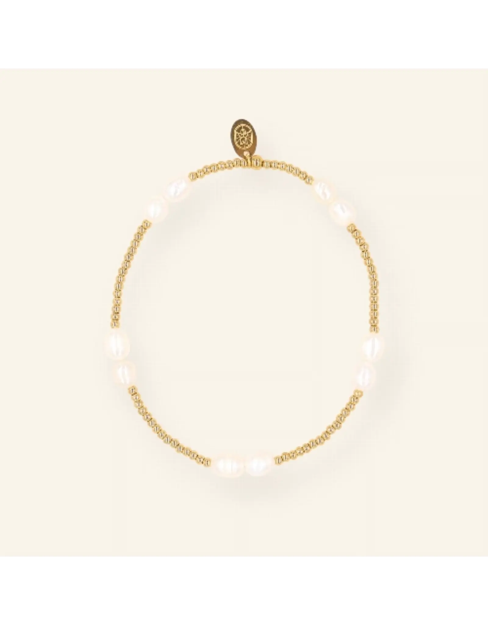 Armband double pearls