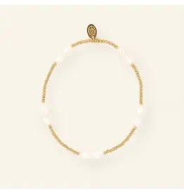 Armband double pearls