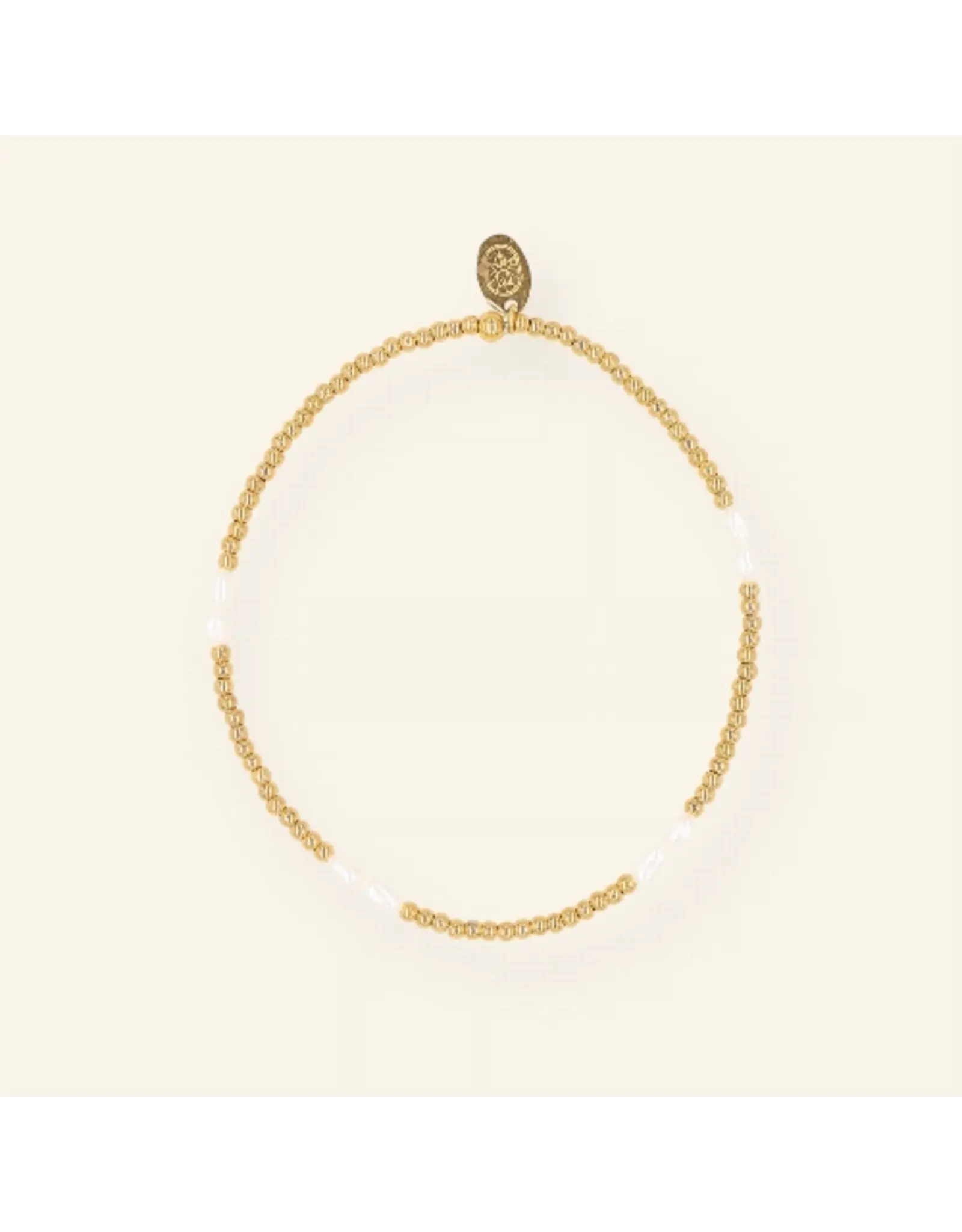 Armband double pearls mini