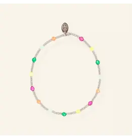 Armband summer gems zilver
