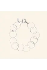 Armband cirkels zilver