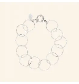 Armband cirkels zilver