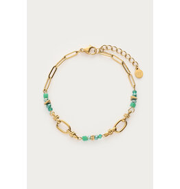 Armband kralen groen