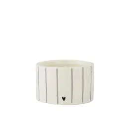Geurkaars strepen/ hartjes S