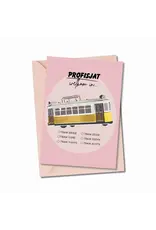 Wenskaart Profisjat welkom in tram ...