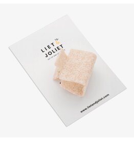 Haarspeld beige dot toe