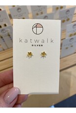 Oorstekers bloem goud