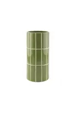 Vaas tegels groen