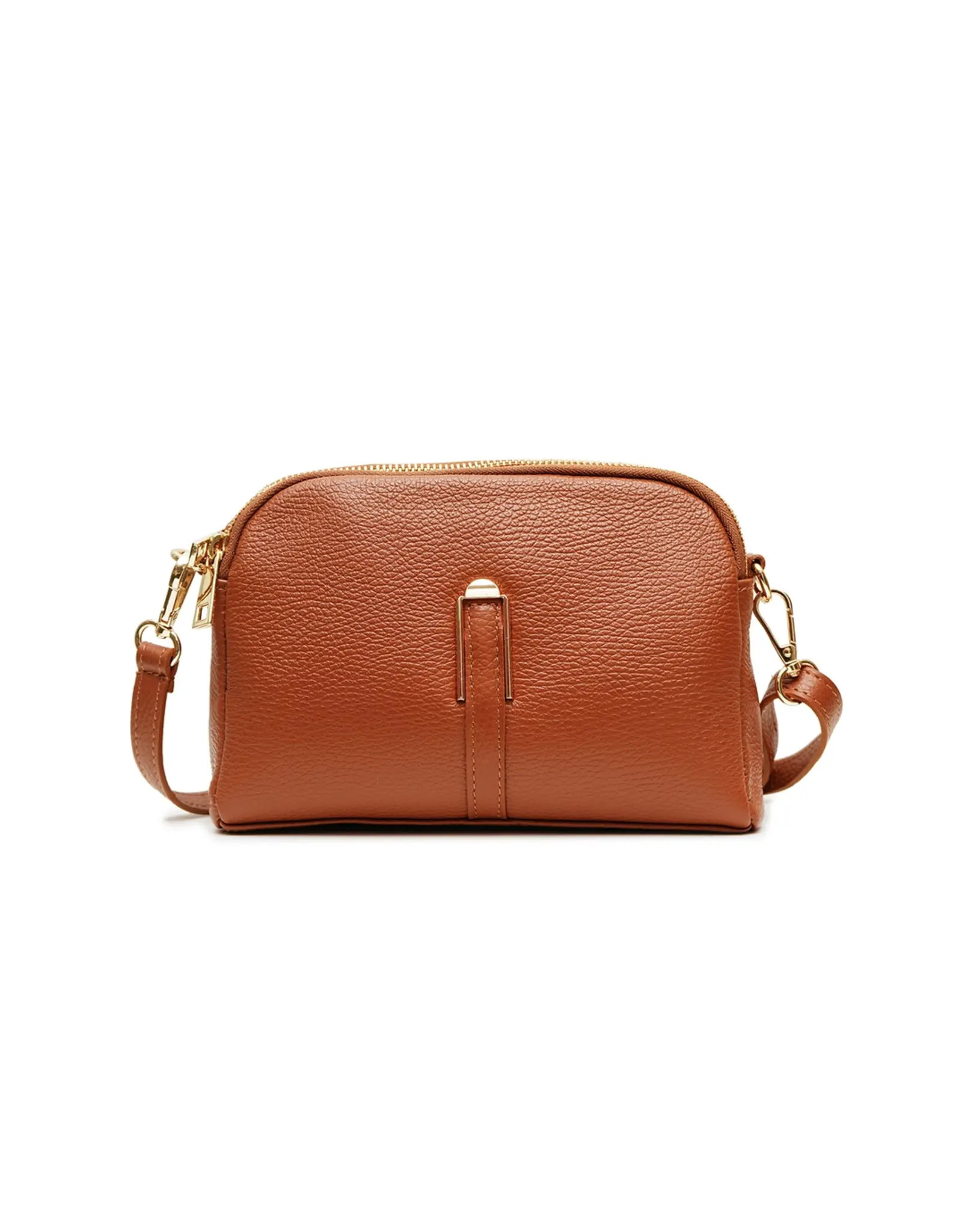 Handtas cognac lia