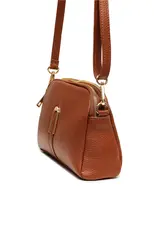 Handtas cognac lia