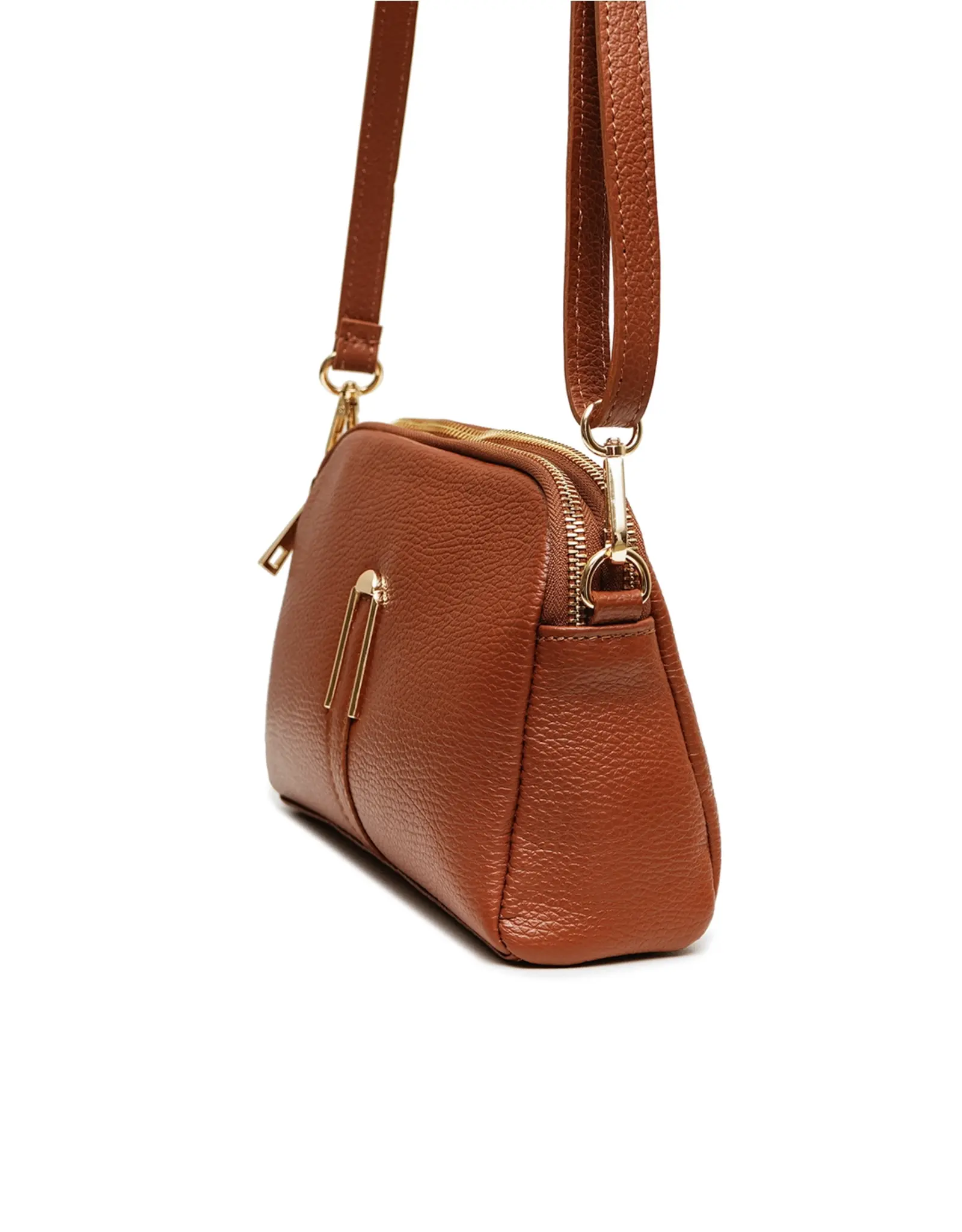 Handtas cognac lia