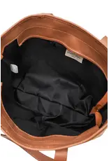 Shopper raffia cognac