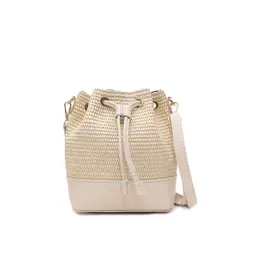 Tas raffia beige