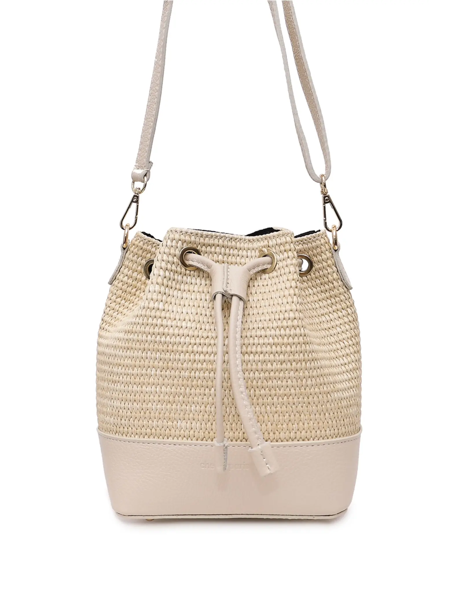 Tas raffia beige