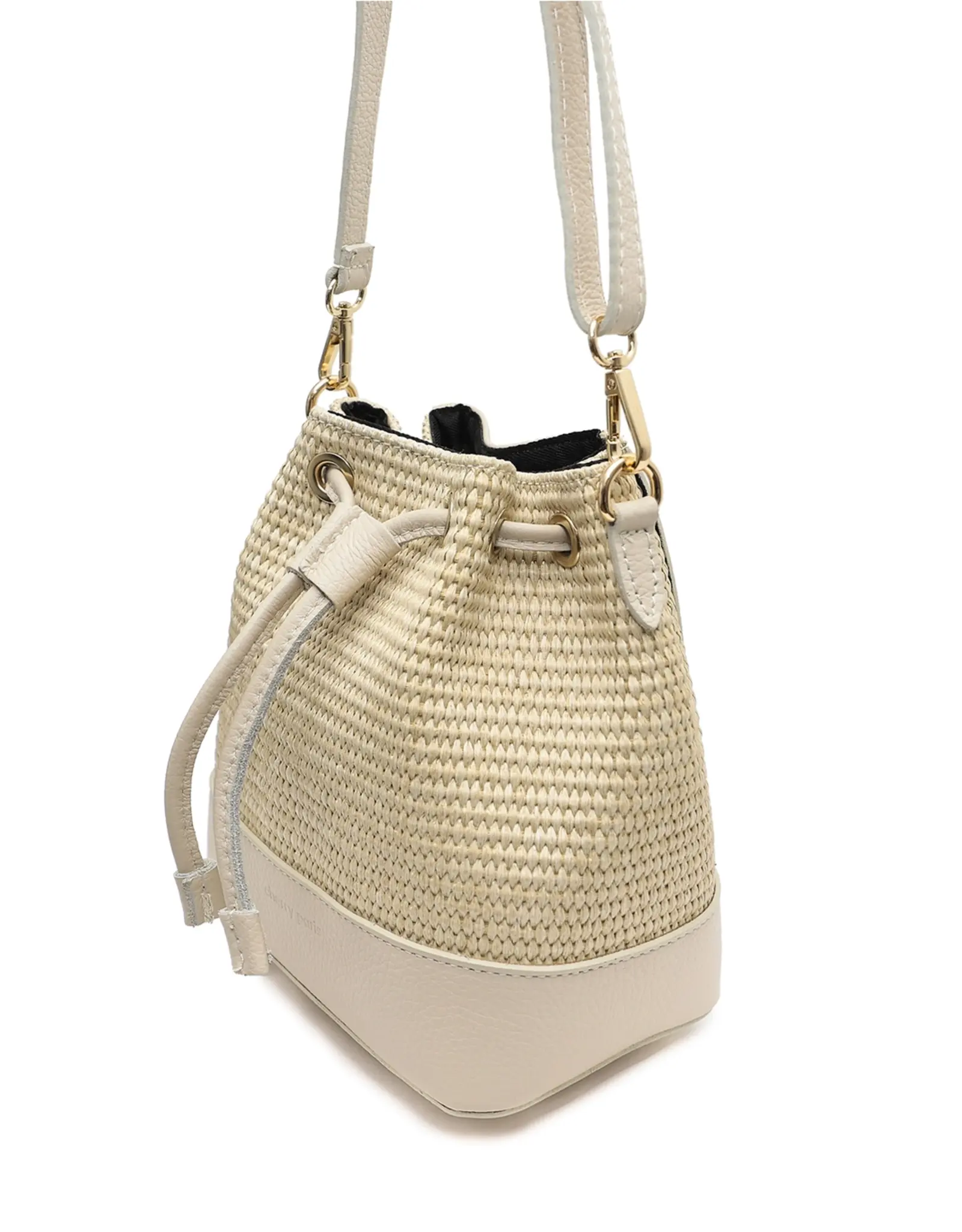 Tas raffia beige
