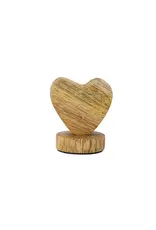 Kaartenstandaard hartje hout