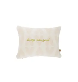 Kussen hartje van goud