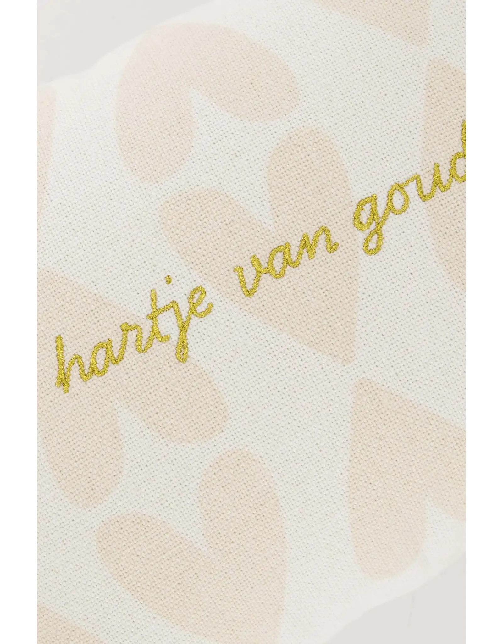 Kussen hartje van goud