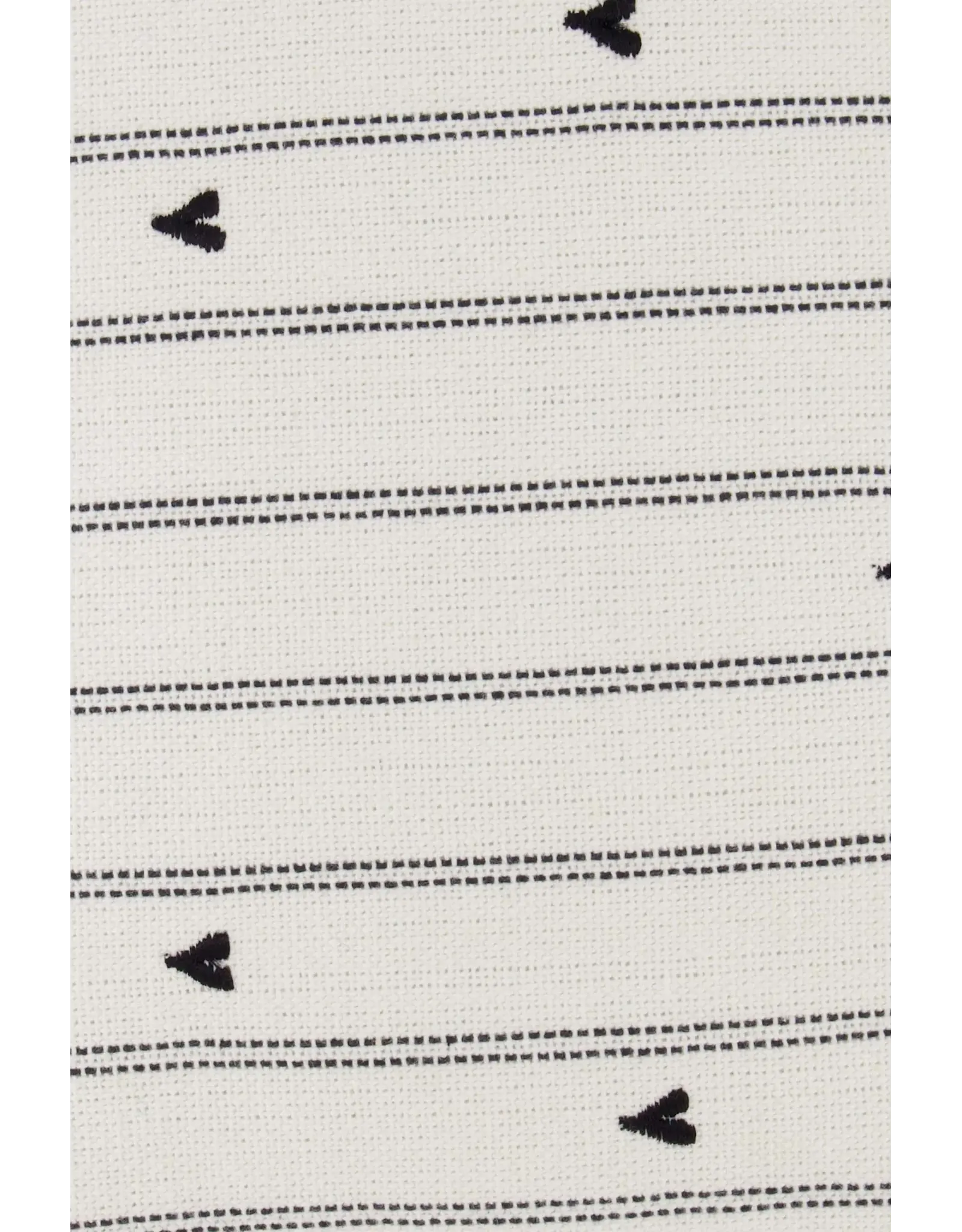 Kussen strepen hartjes