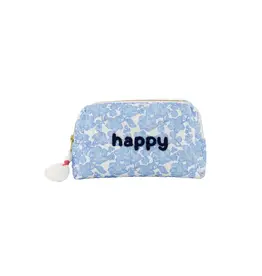 Toilettas bloemen happy