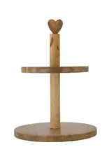 Etagere hout hartje